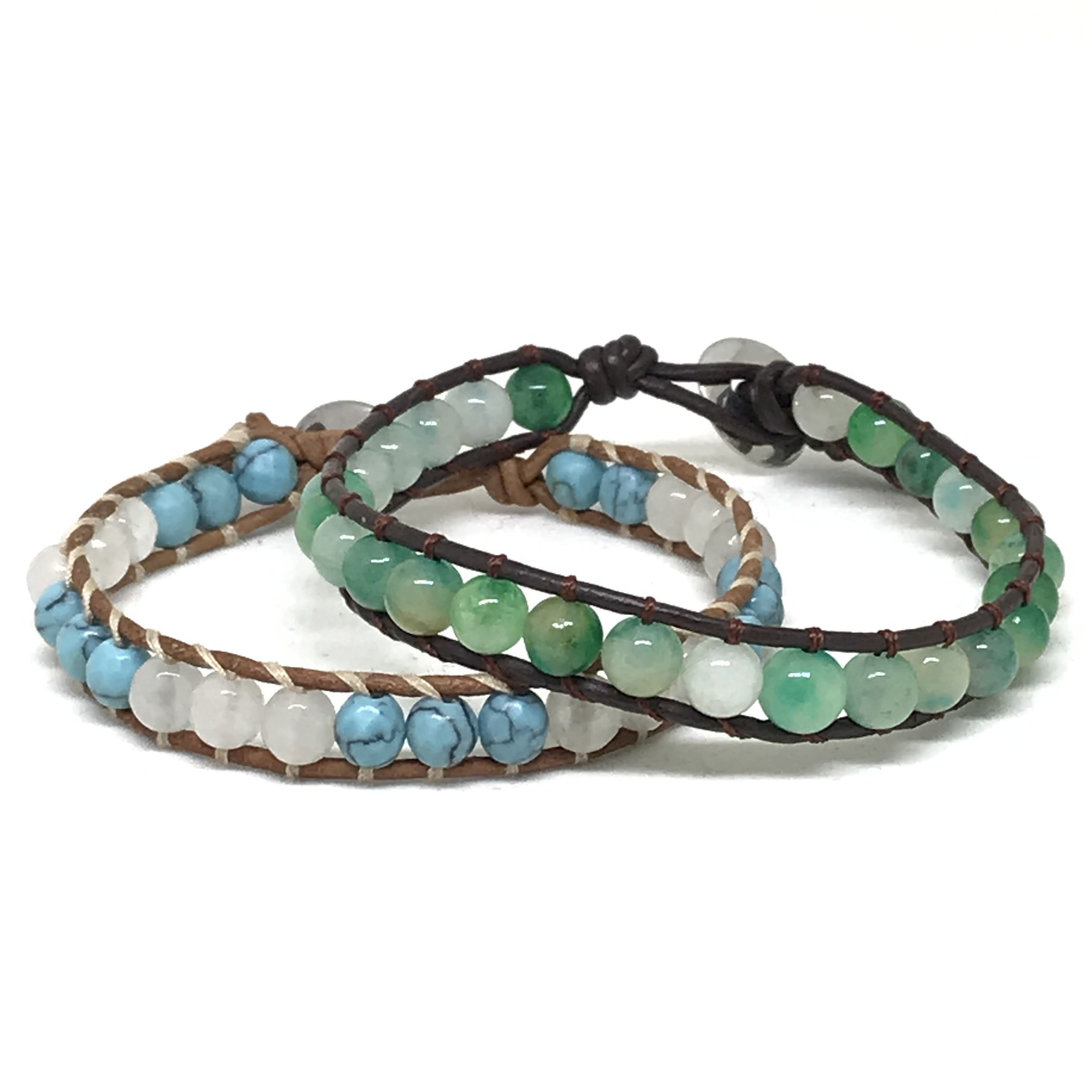 Coastal Breeze Stack – Aqua Pura Bracelets